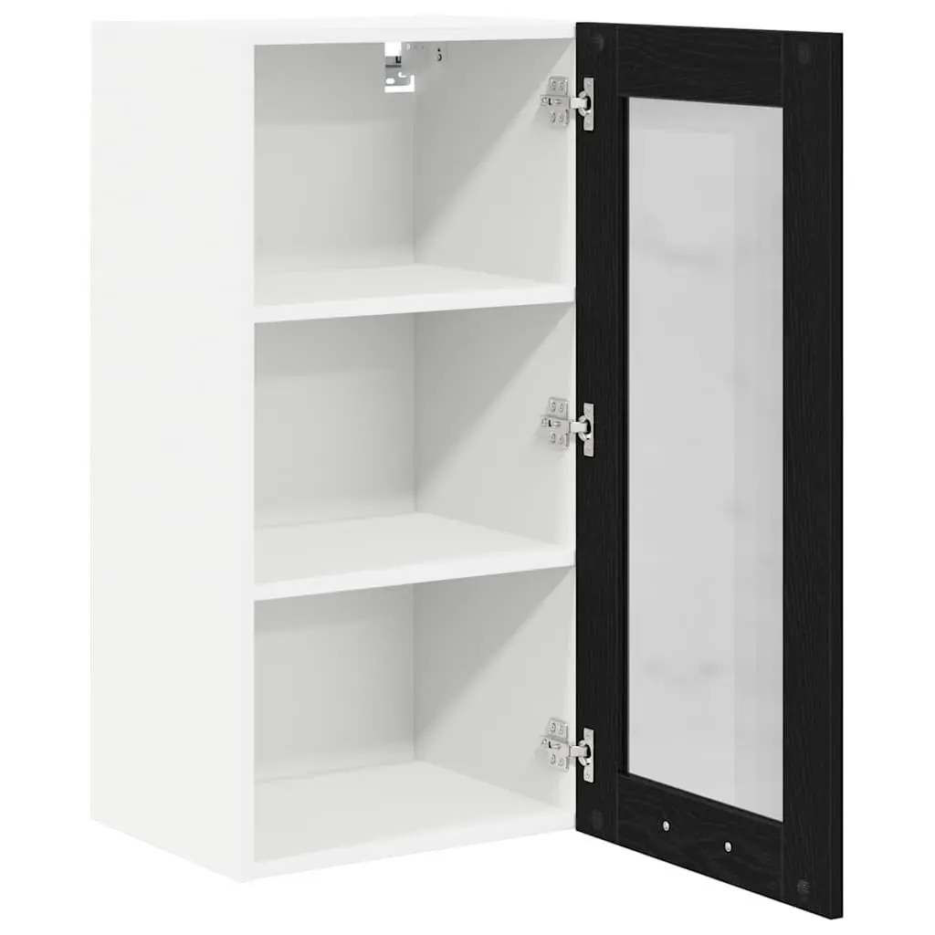 Black Oak Kitchen Cabinet 40x31x80cm