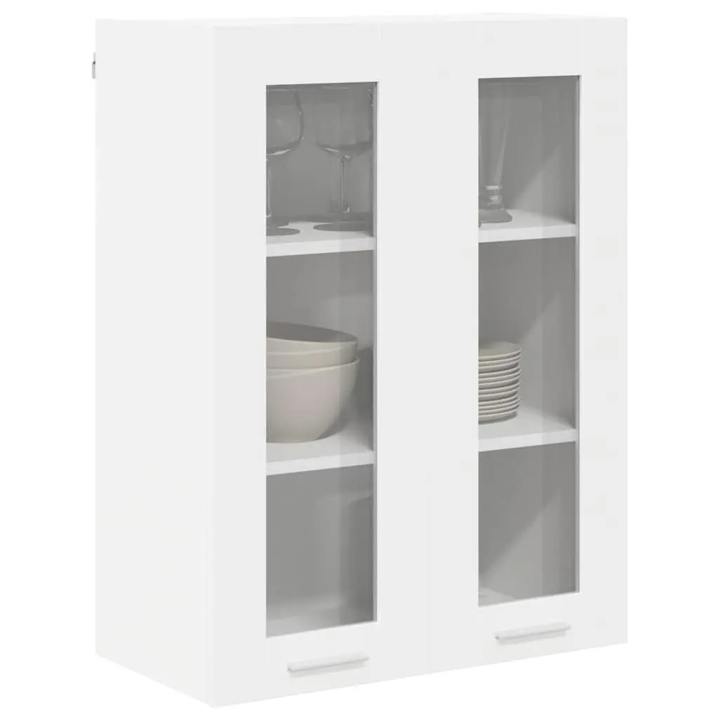 60 x 31 x 80 cm White Hanging Kitchen Cabinet