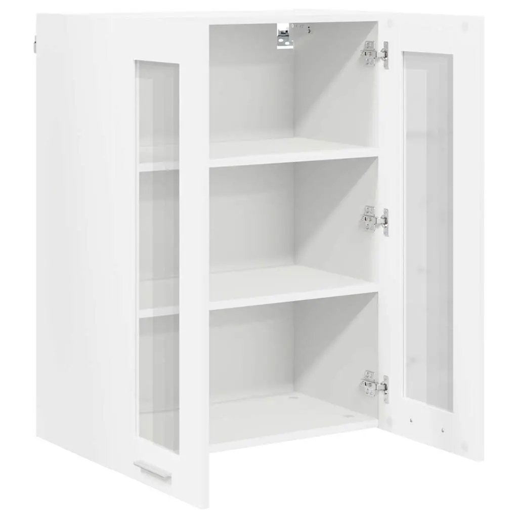 60 x 31 x 80 cm White Hanging Kitchen Cabinet