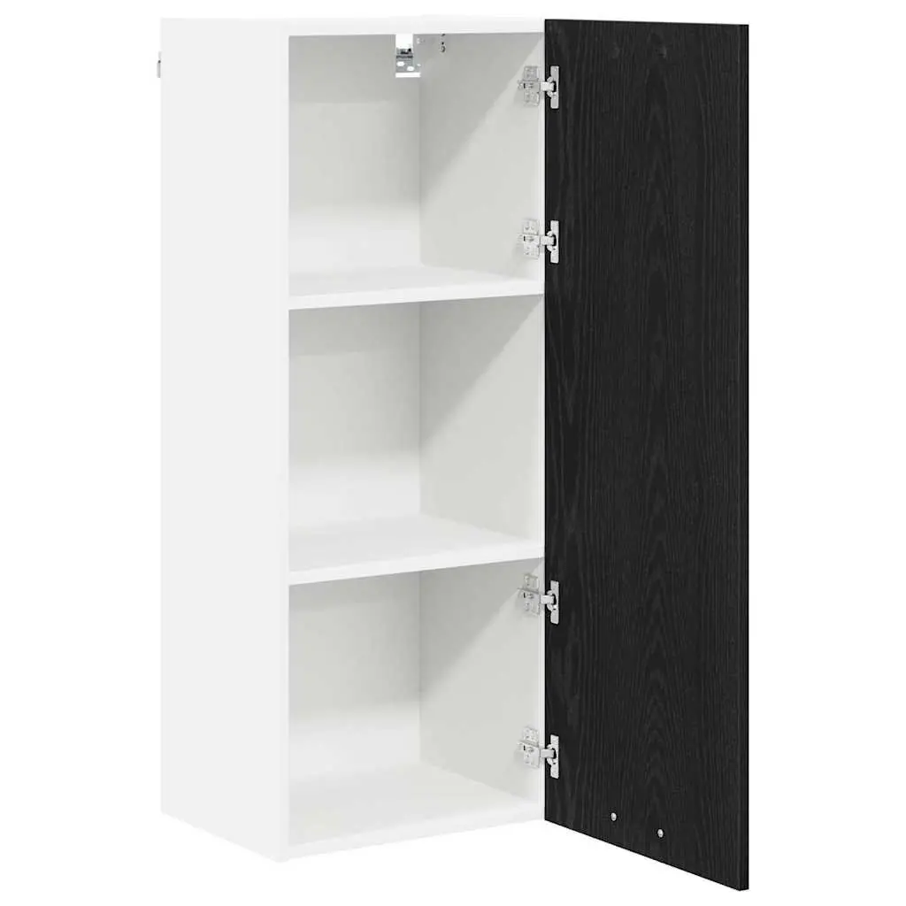 Hanging Kitchen Cabinet Black Oak 40 x 31 x 100 cm