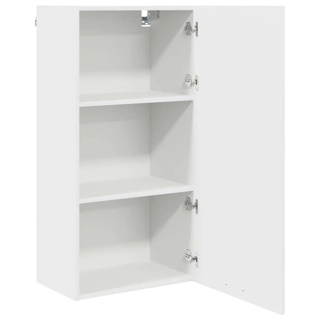 Hanging Kitchen Cabinet White Modern Storage Engineered Wood 50x31x100cm