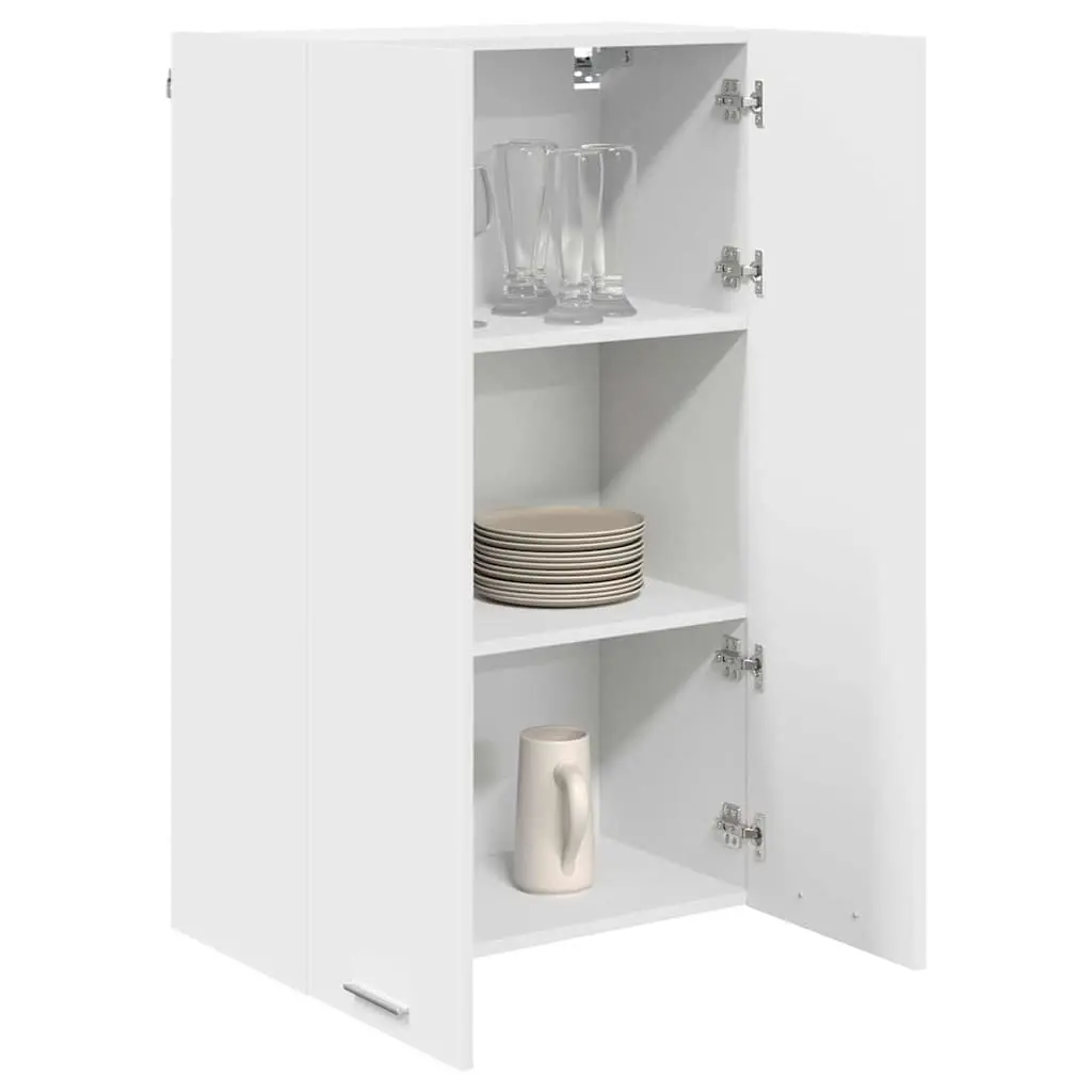 Hanging Kitchen Cabinet White 60x31x100cm Modern Storage Engineered Wood