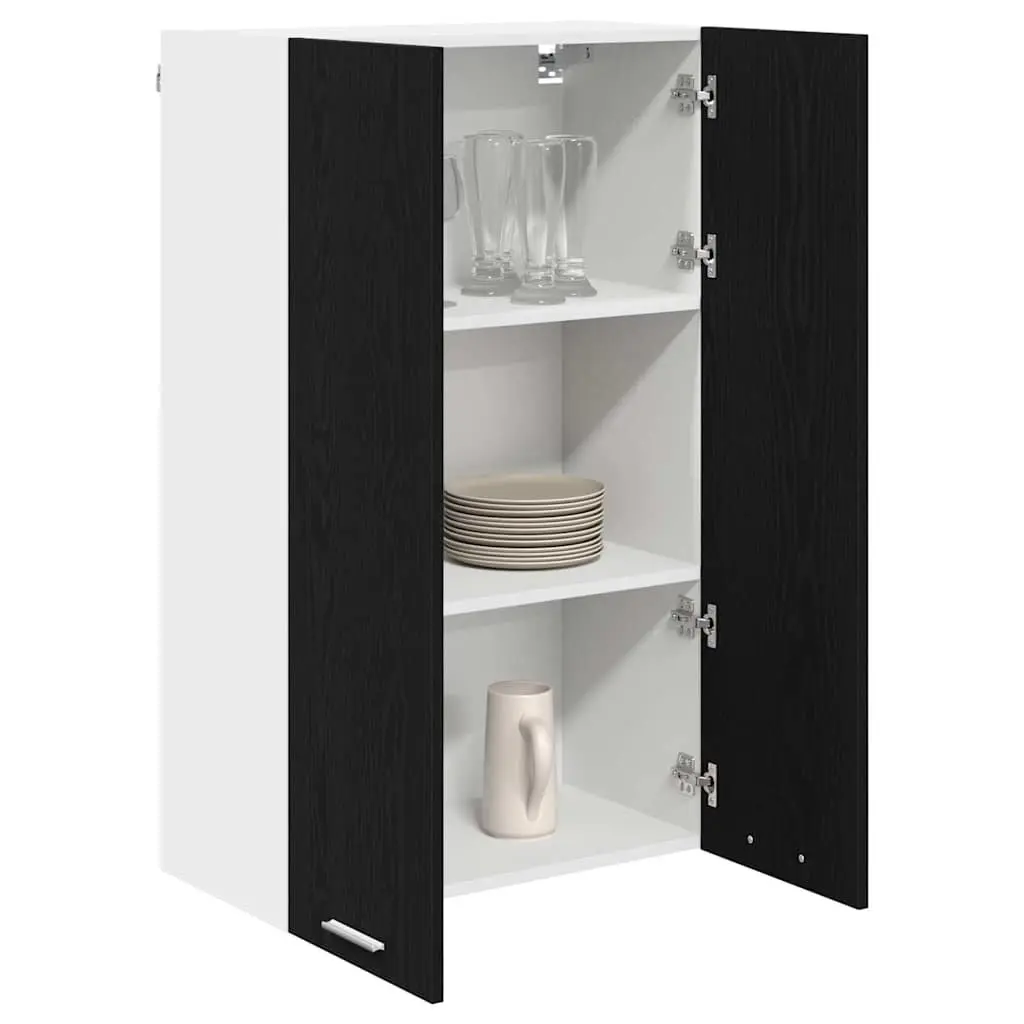 Engineered Black Oak Hanging Kitchen Cabinet