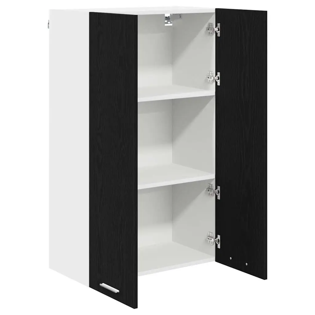 Engineered Black Oak Hanging Kitchen Cabinet