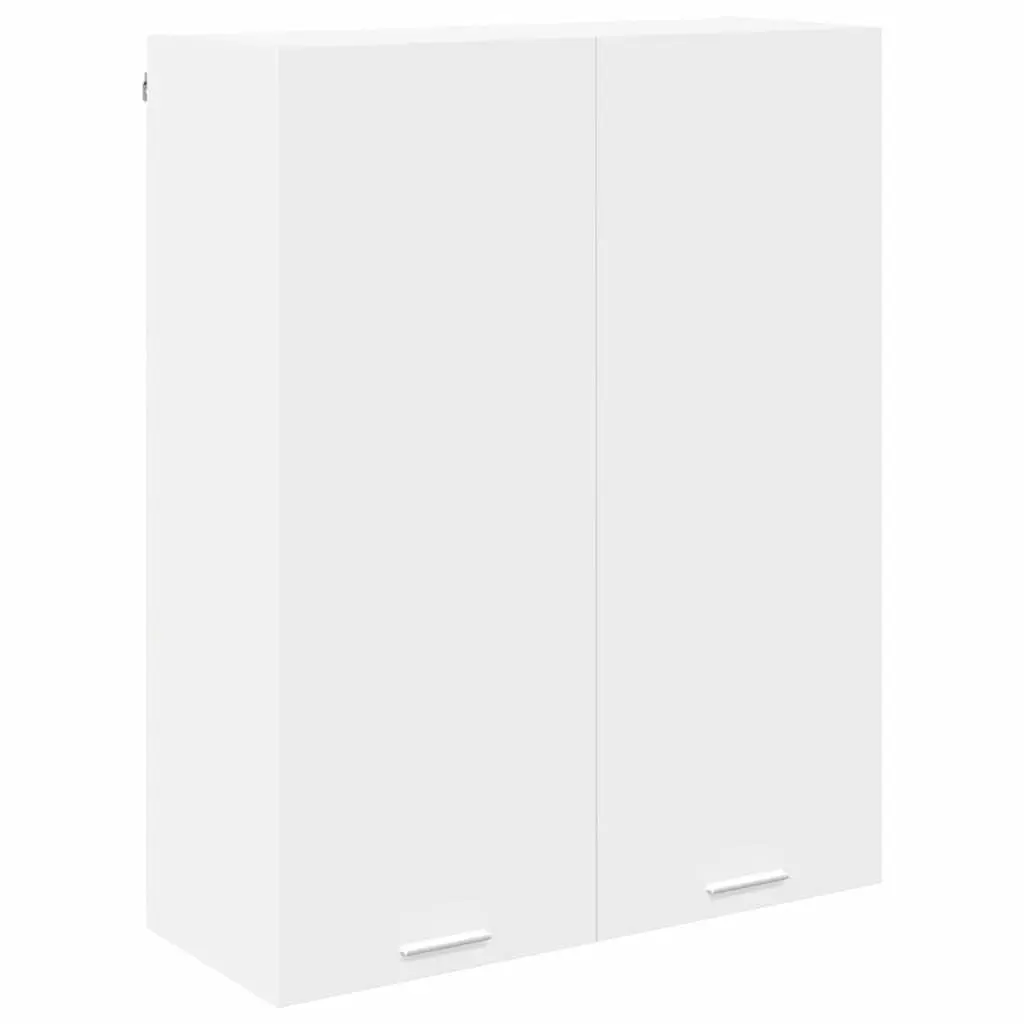 Hanging Kitchen Cabinet White Modern Storage Engineered Wood 80x31x100cm