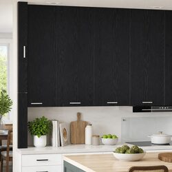 Specifications of Black Oak Hanging Kitchen Cabinet 80 x 31 x 100