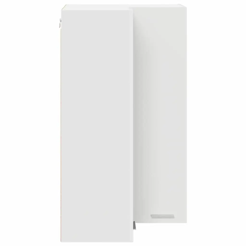 Hanging Cabinet Kitchen Storage White Engineered Wood 57x57x100cm