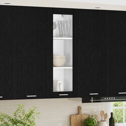 Specifications of Black Oak Hanging Kitchen Cabinet