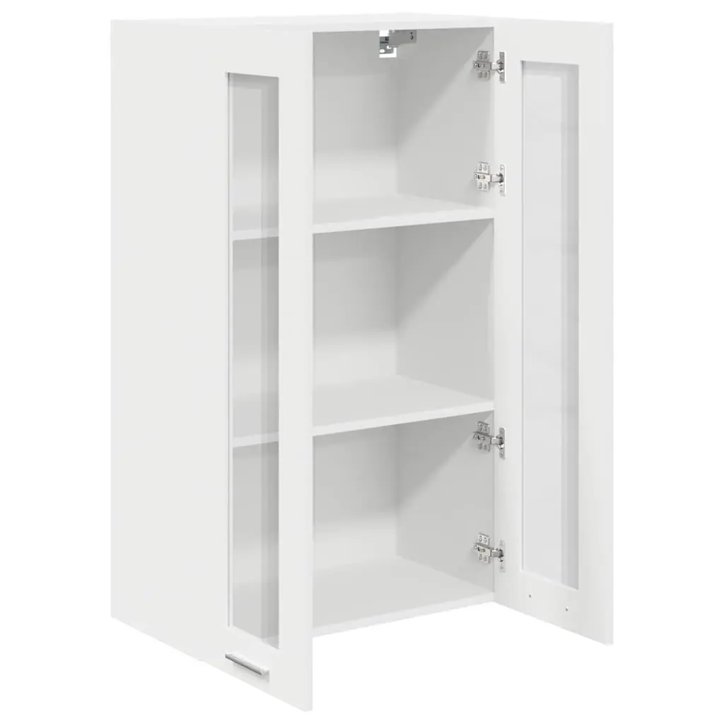 Hanging Kitchen Cabinet Storage Engineered Wood White 60 x 31 x 100 cm