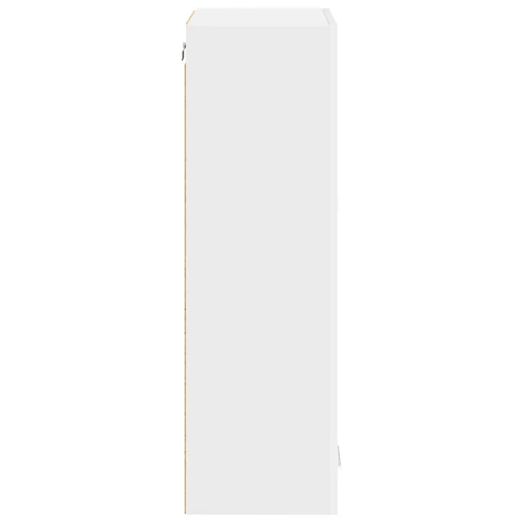 Hanging Kitchen Cabinet Storage Engineered Wood White 60 x 31 x 100 cm