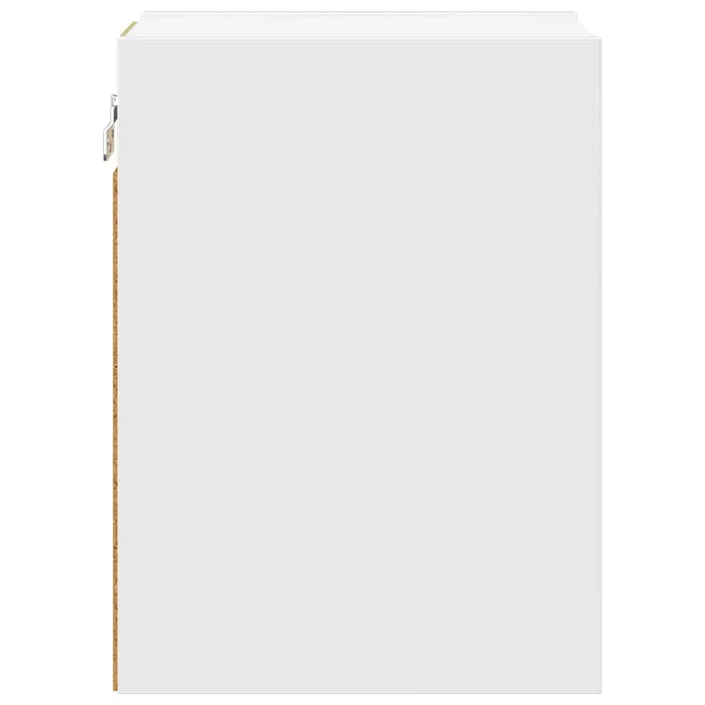 Hanging Kitchen Cabinet White Storage Engineered Wood Modern Design 20x29.5x40cm