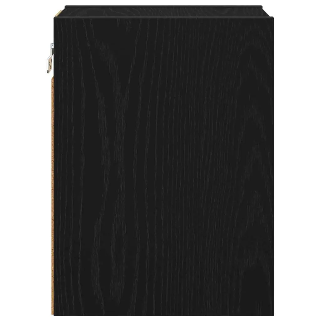 Black Oak Hanging Kitchen Cabinet