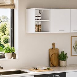 30 x 29.5 x 40 cm White Hanging Kitchen Cabinet Features