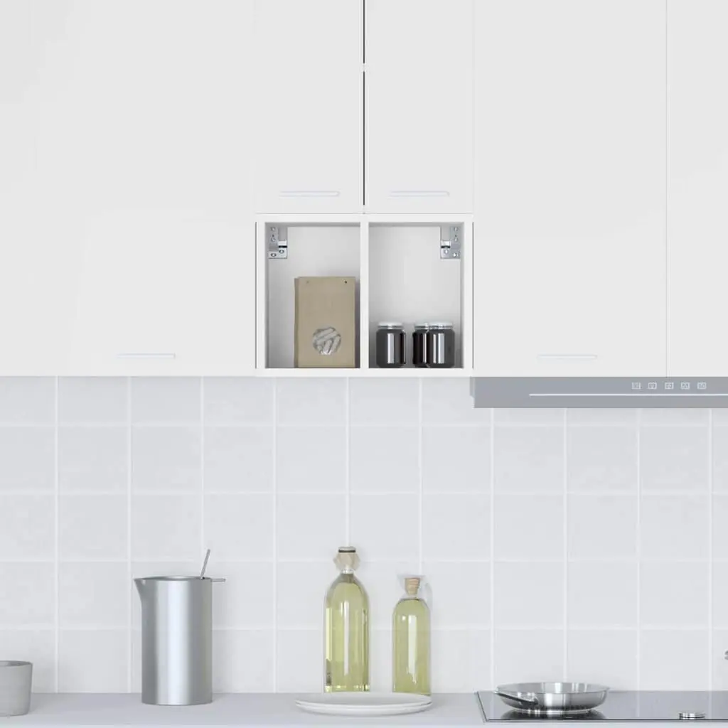 Hanging Kitchen Cabinet White 30 x 29.5 x 40 cm Modern Storage Engineered Wood