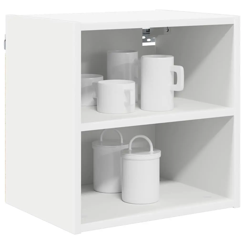 Hanging Kitchen Cabinet White 40x29.5x40cm Wall-Mounted Storage Cupboard Engineered Wood