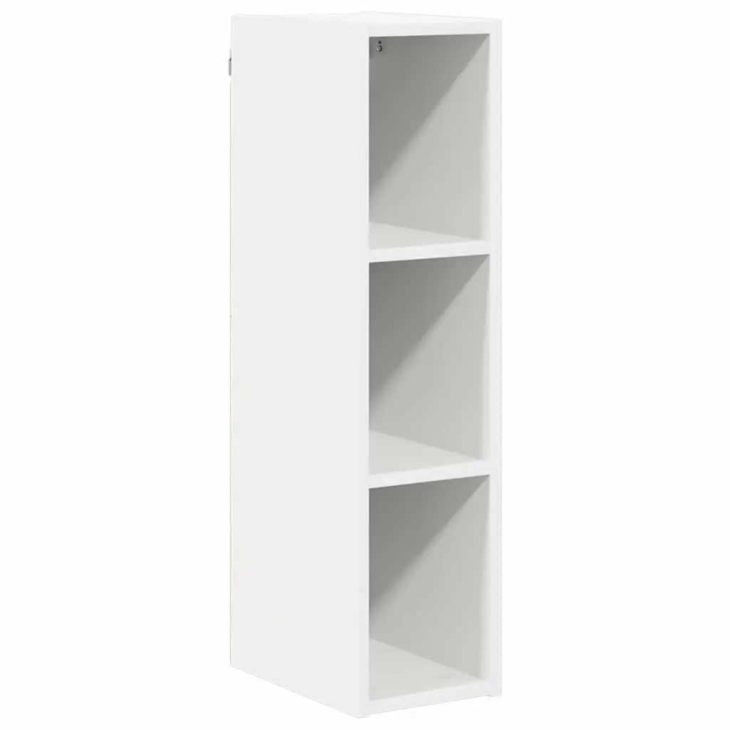 Hanging Kitchen Cabinet Storage White Modern 20x29.5x80cm Engineered Wood