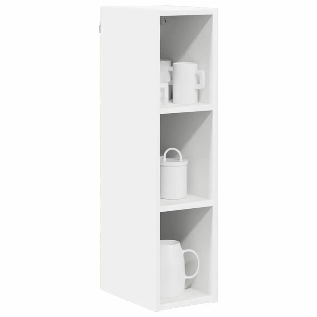 Hanging Kitchen Cabinet Storage White Modern 20x29.5x80cm Engineered Wood