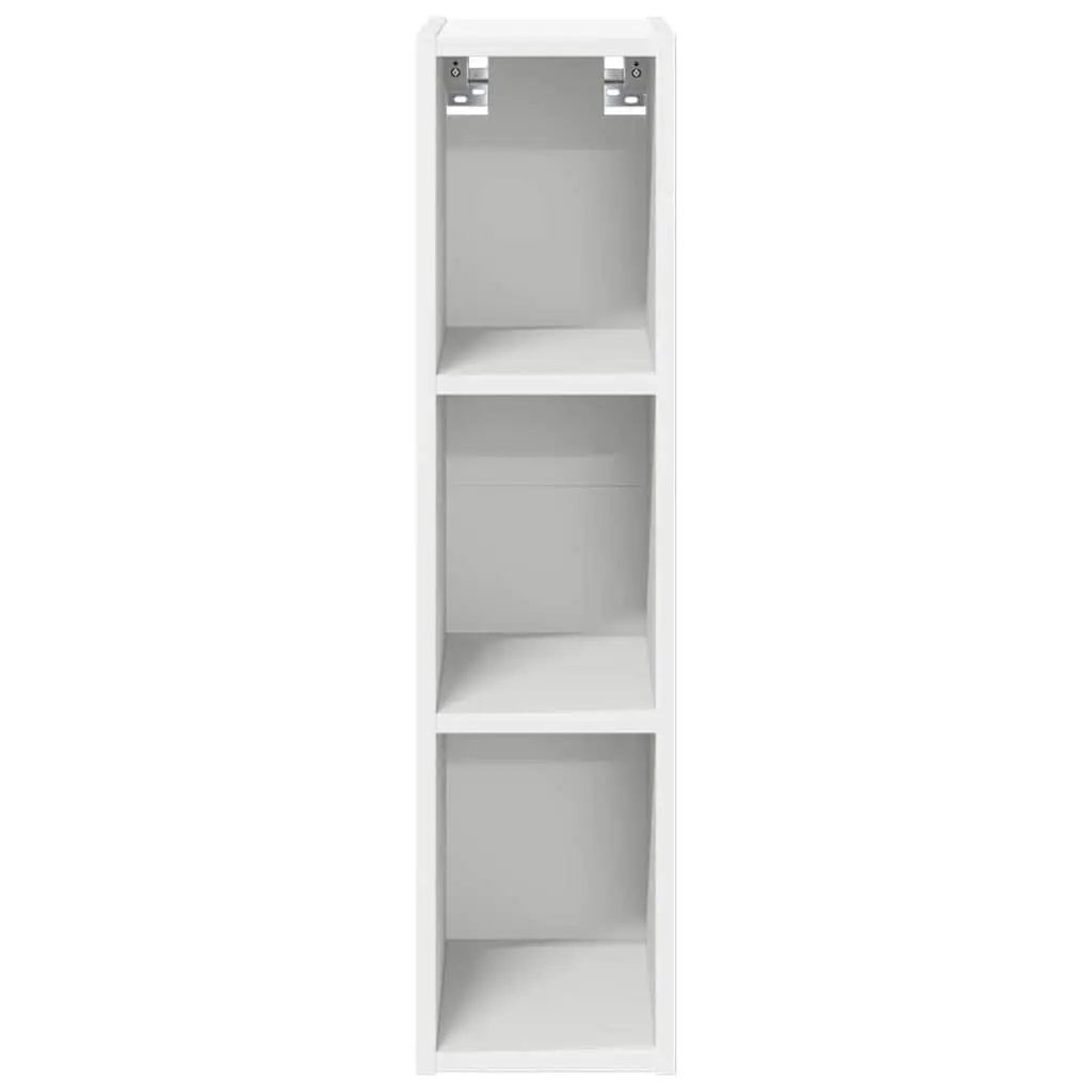 Hanging Kitchen Cabinet Storage White Modern 20x29.5x80cm Engineered Wood