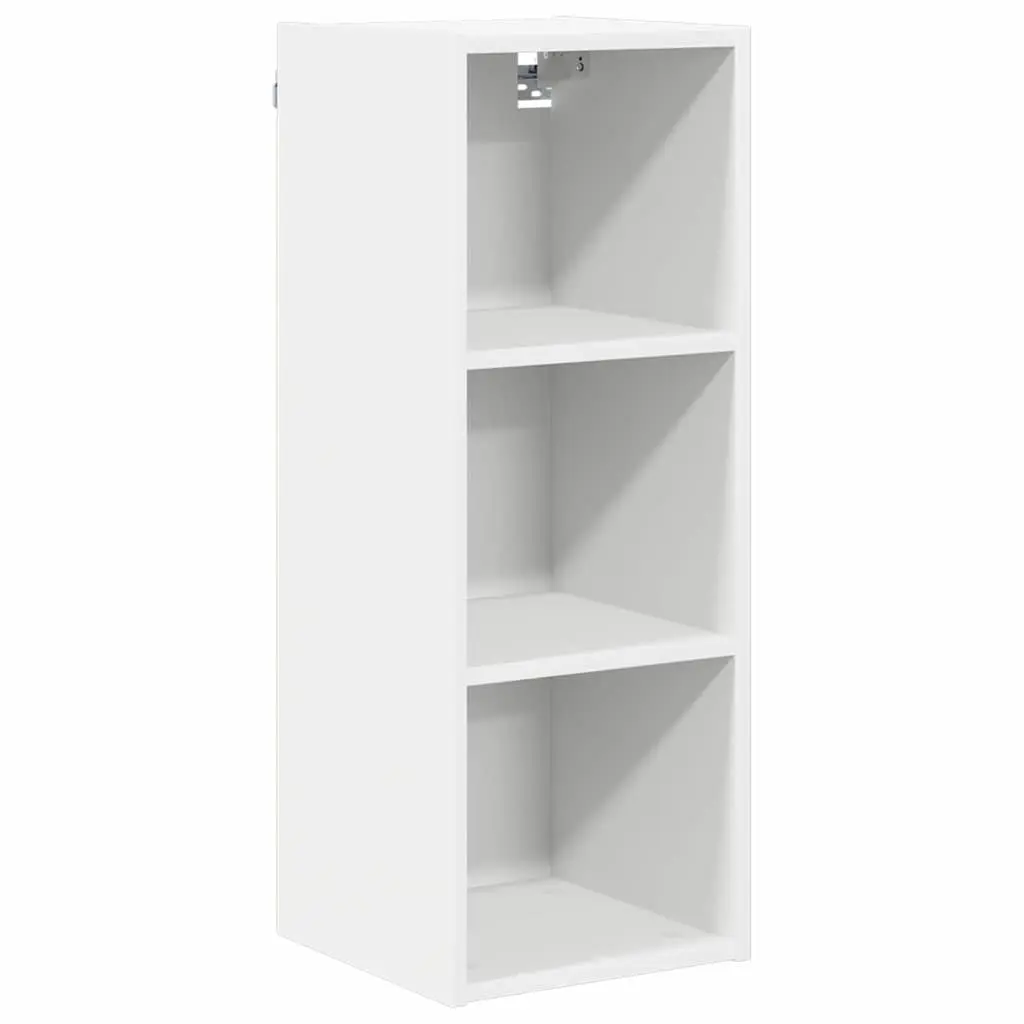 Hanging Kitchen Cabinet White Modern Storage Engineered Wood 30 x 29.5 x 80 cm