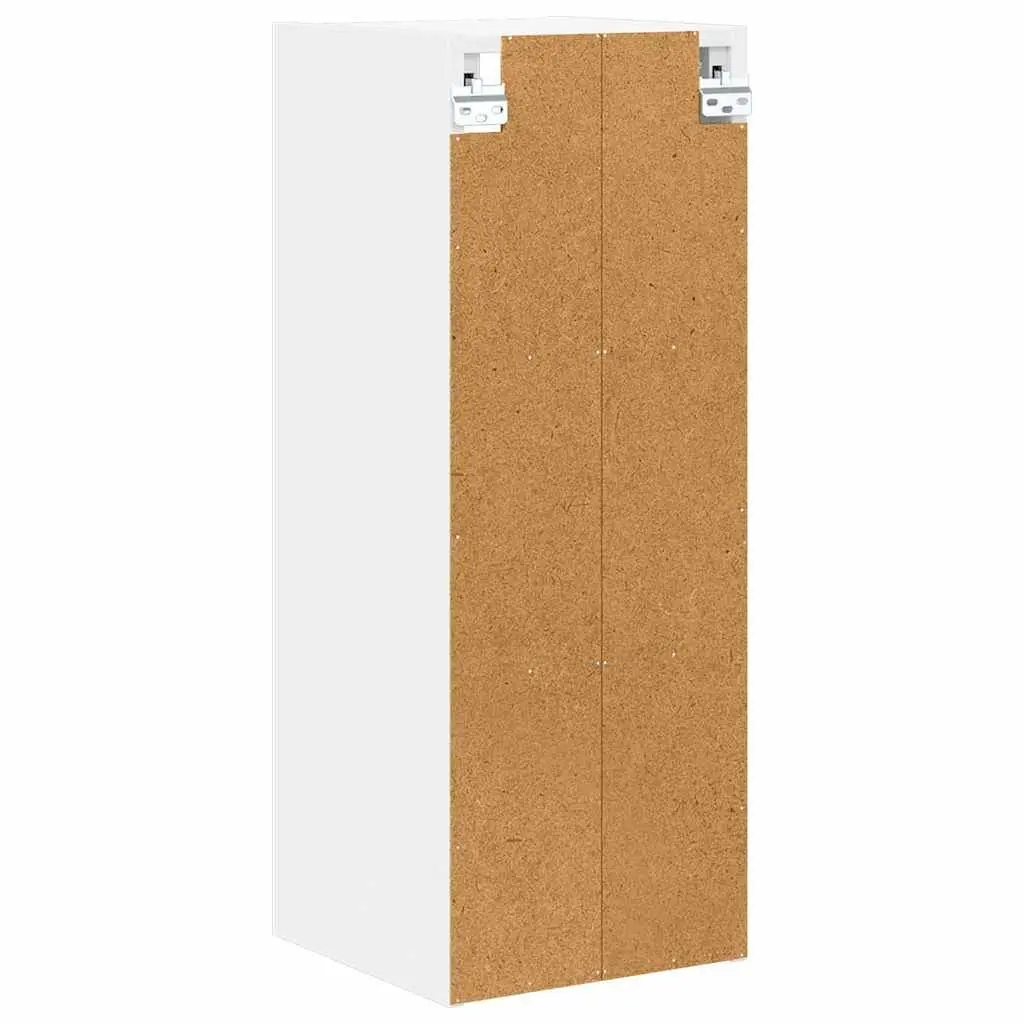 Hanging Kitchen Cabinet White Modern Storage Engineered Wood 30 x 29.5 x 80 cm