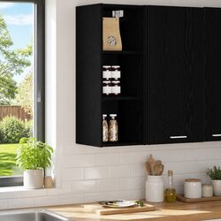 Specifications of Black Oak Hanging Kitchen Cabinet