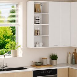 Dimensions: 40 x 29.5 x 100 cm White Kitchen Cabinet