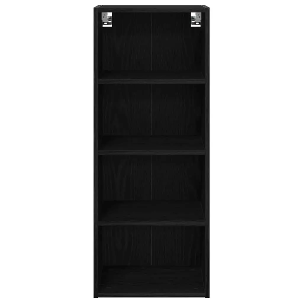 Black Oak Modern Hanging Kitchen Cabinet