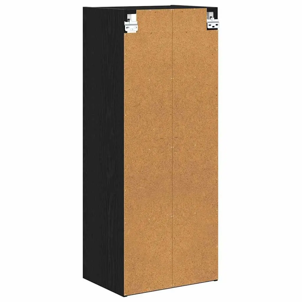 Black Oak Modern Hanging Kitchen Cabinet