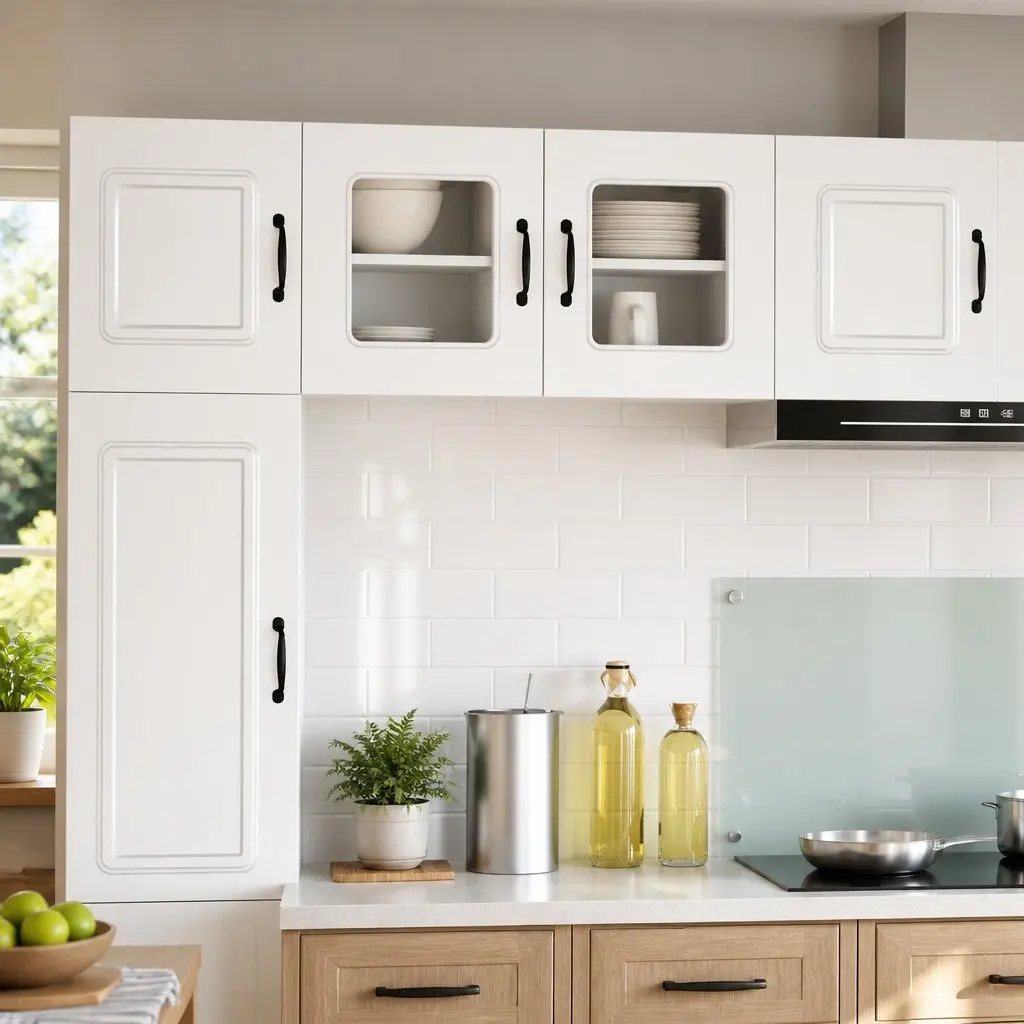 Dishwasher Panel Storage Cabinet White Engineered Wood 40 x 31 x 40 cm
