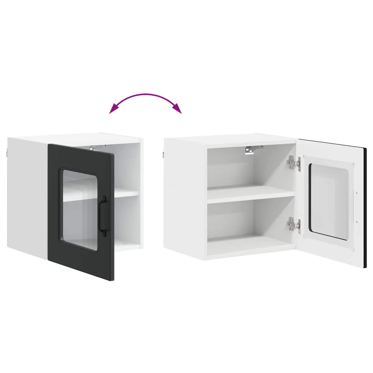 Dishwasher Panel Kitchen 40x31x40cm Black Cover Replacement