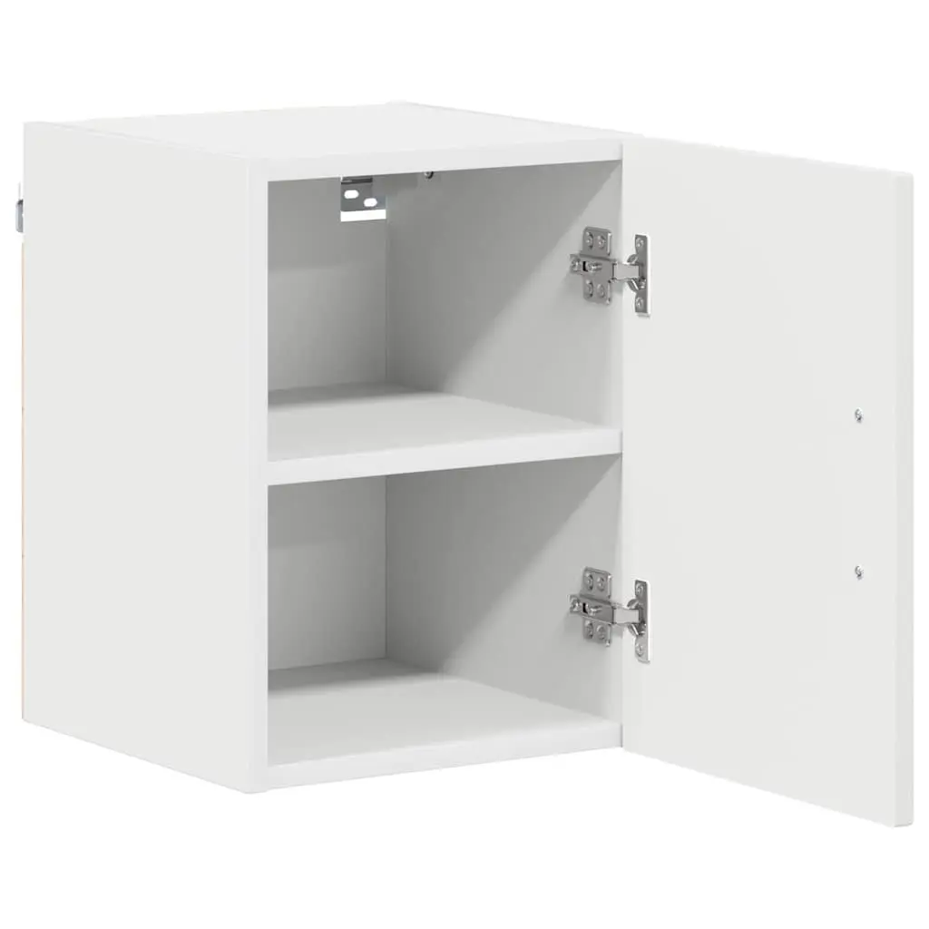 Dishwasher Panel White Engineered Wood Kitchen Cabinet Door Cover 2 pcs