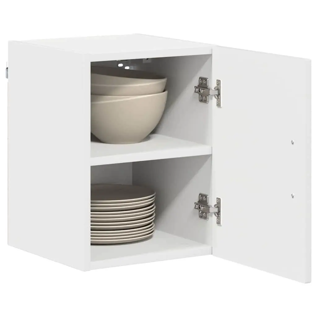 Kitchen Cabinet in High Gloss White Finish