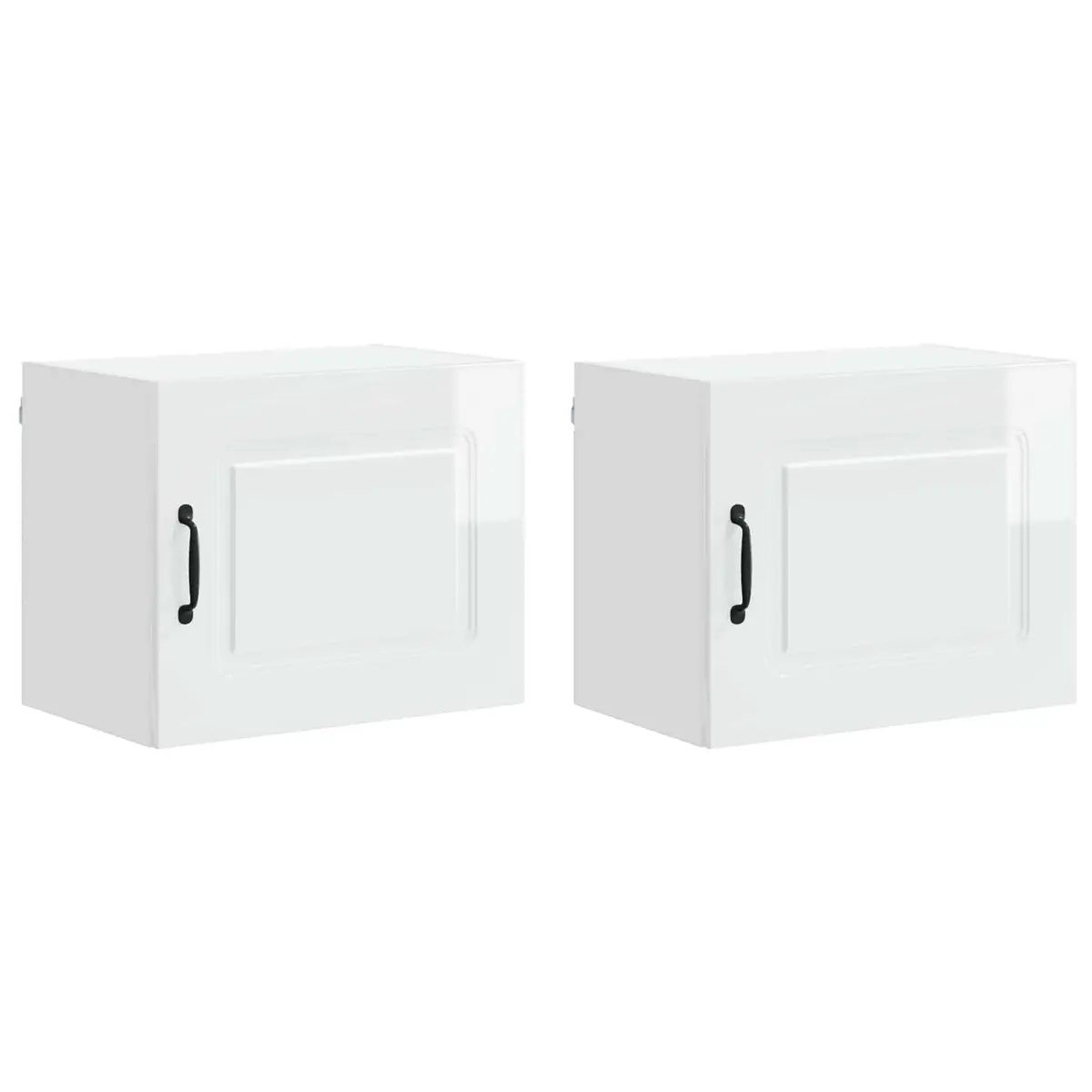 Dishwasher Panel Cabinet Kitchen Storage High Gloss White 50 x 31 x 40 cm