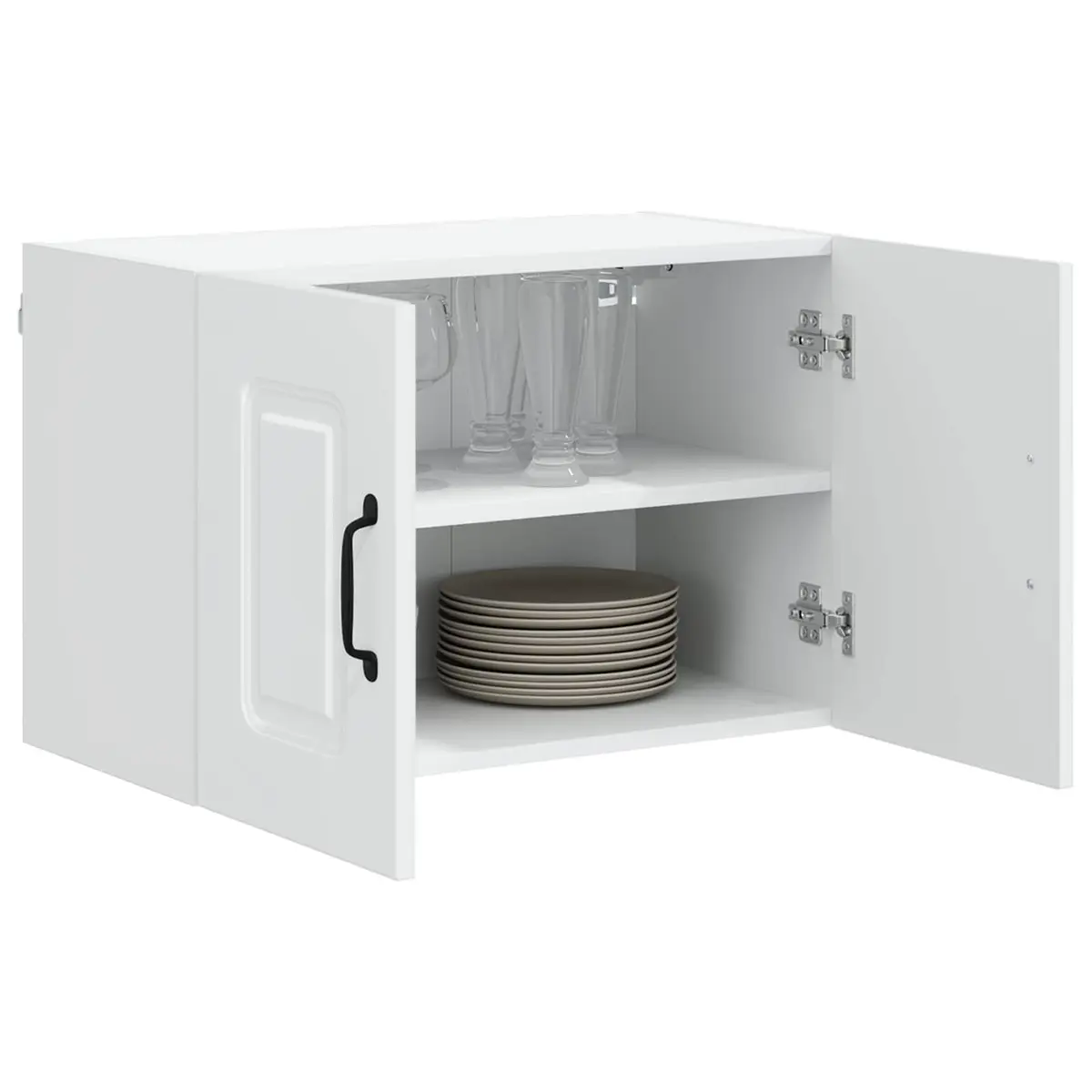 Dishwasher Panel Kitchen Cabinet Storage Unit White Engineered Wood 60x31x40cm