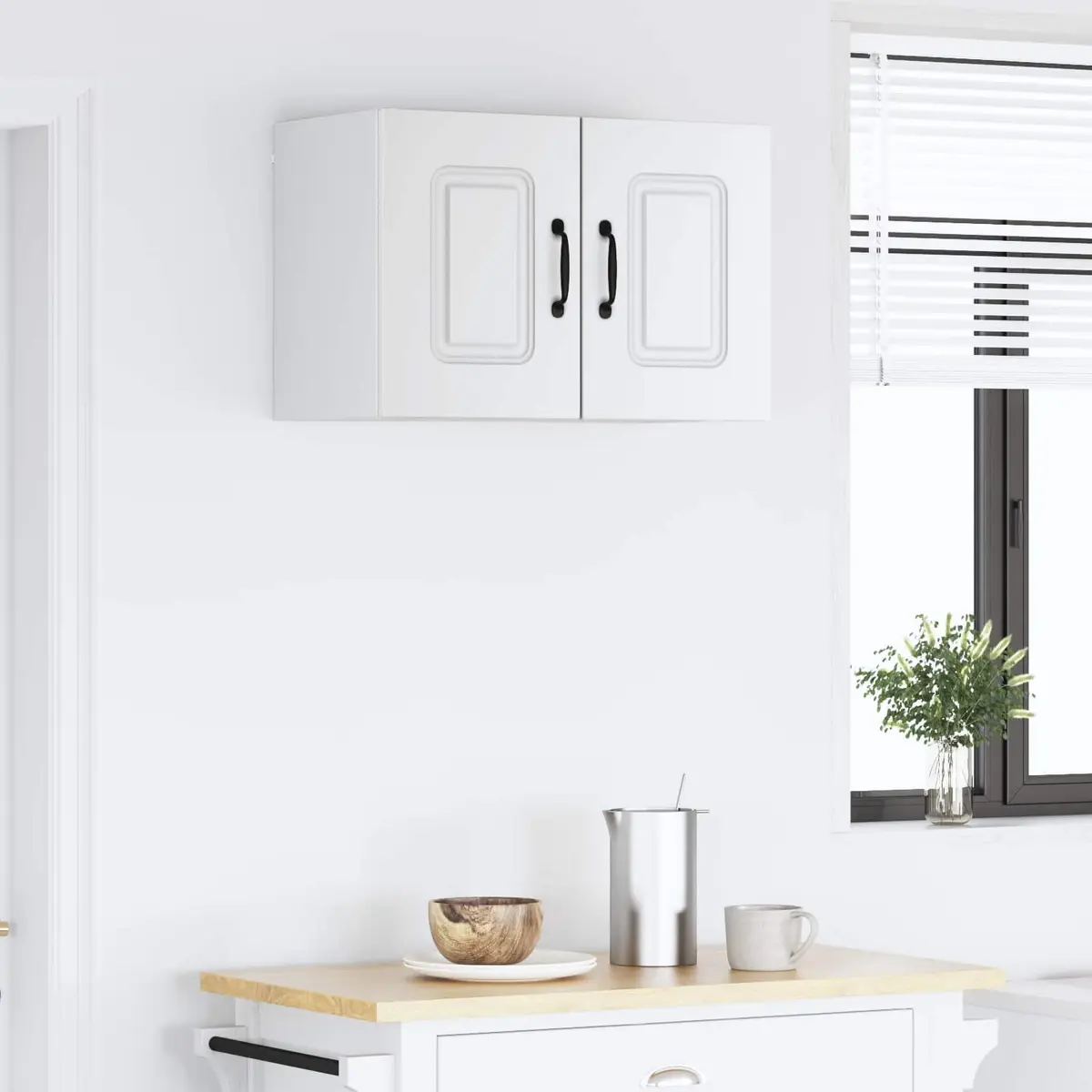 Dishwasher Panel Kitchen Cabinet Storage Unit White Engineered Wood 60x31x40cm