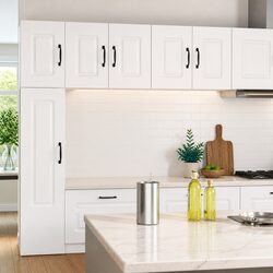 White Kitchen Cabinet Dishwasher Panel Specifications: 60x31x40 cm