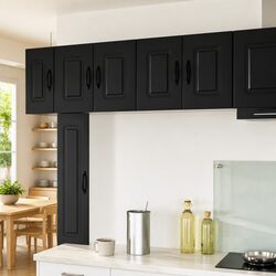 Black Engineered Wood Kitchen Cabinet Dimensions 60 x 31 x 40 cm