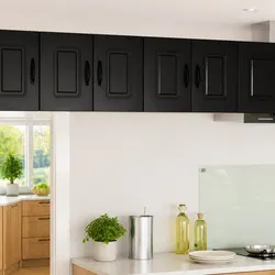 Engineered Wood Black Kitchen Cabinet Dimensions 60 x 31 x 40cm