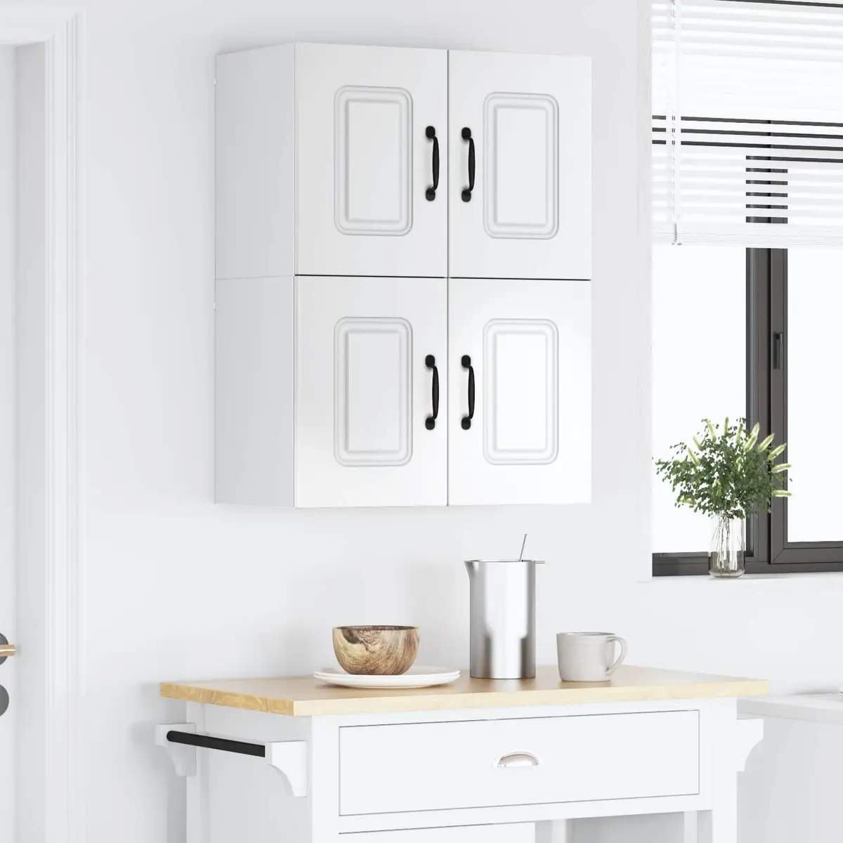 White High Gloss Kitchen Cabinet 60x31x40cm