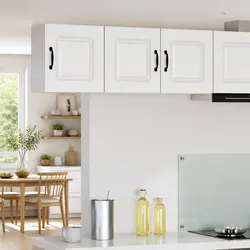 Rectangular White Engineered Wood Kitchen Cabinet