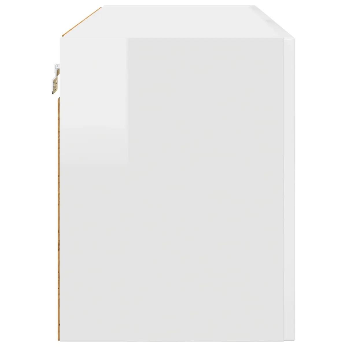 Kitchen Dishwasher Panel Cabinet High Gloss White Storage Organiser 80x31x40cm