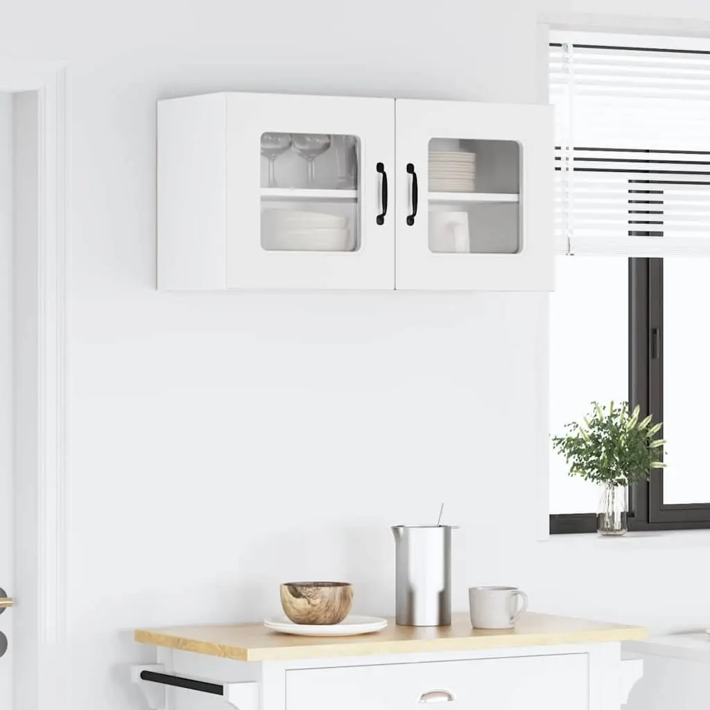 Dishwasher Panel Kitchen Cabinet White Engineered Wood Storage 80x31x40cm