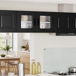 Specifications of Black Engineered Wood Kitchen Cabinet
