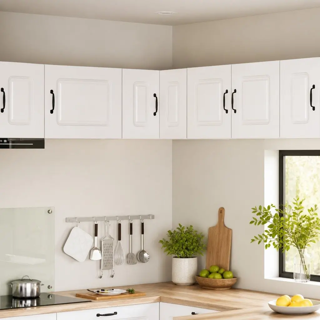 Engineered Wood Kitchen Cabinet Storage White 57x57x40cm