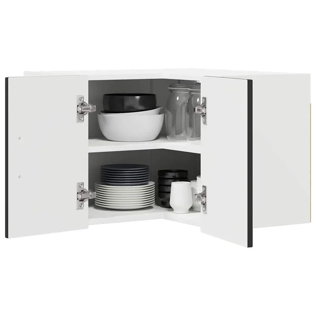Kitchen Cabinet Black 57x57x40cm Engineered Wood