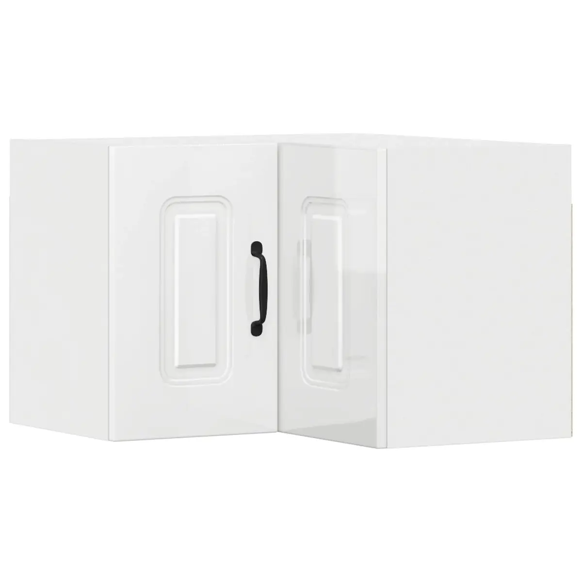 Dishwasher Panel Kitchen Cabinet High Gloss White Storage Engineered Wood