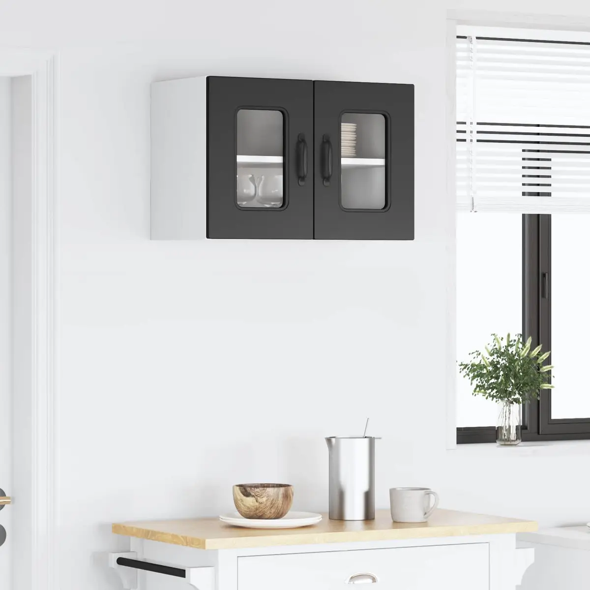 Kitchen Cabinet for Kitchen 60x31x40cm Black Engineered Wood Storage