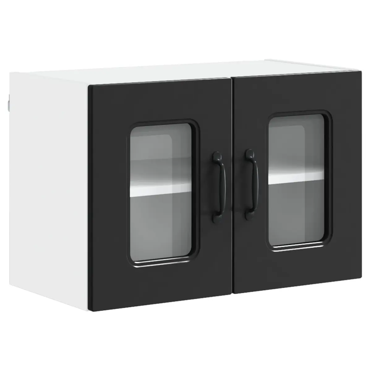Black Dishwasher Kitchen Cabinet Panel 60 x 31 x 40 cm Engineered Wood Storage
