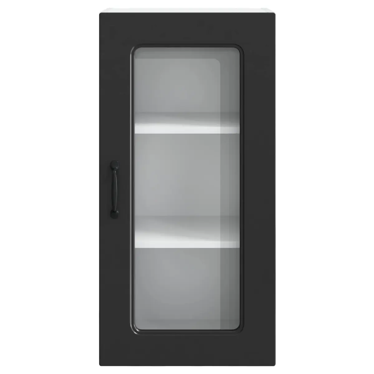 Dishwasher Panel Kitchen Cabinet Black Engineered Wood Storage Cupboard