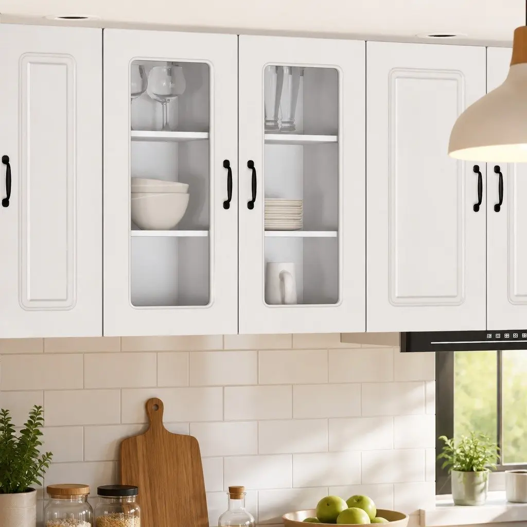 High Gloss White Kitchen Cabinet Storage Engineered Wood 40x31x80 cm